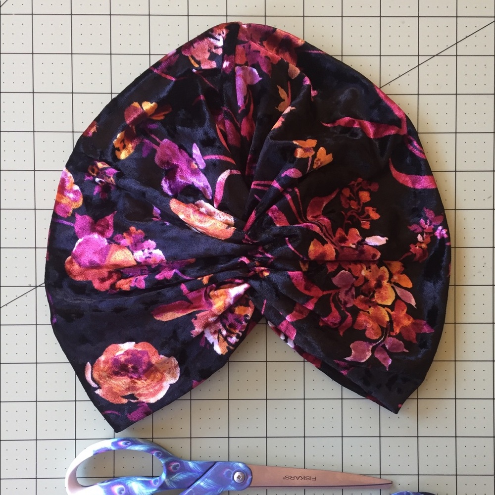 Fire Velour Turban